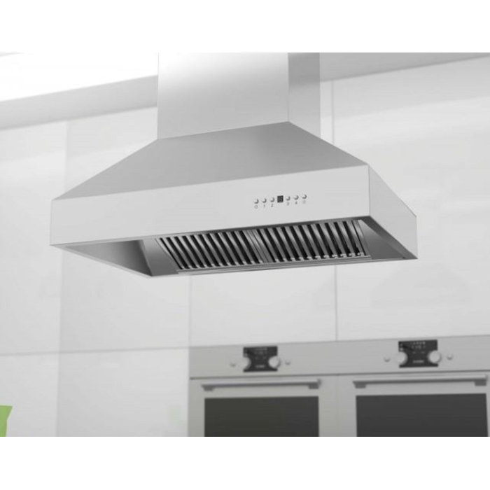 ZLINE Kitchen and Bath 1200 CFM Ducted Island Range Hood in Stainless